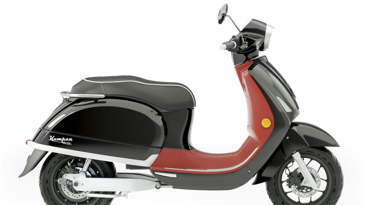 Kumpan electric E-Roller Model 54 iconic schwarz rot